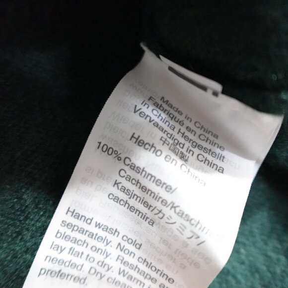 J.Crew Womens Sweater XS Green Solid Turtleneck Everyday Cashmere J6600 - Picture 3 of 9